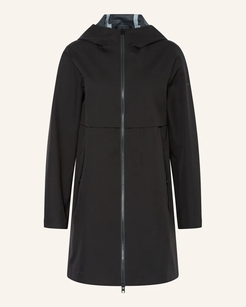 Woolrich Regenmantel Schwarz