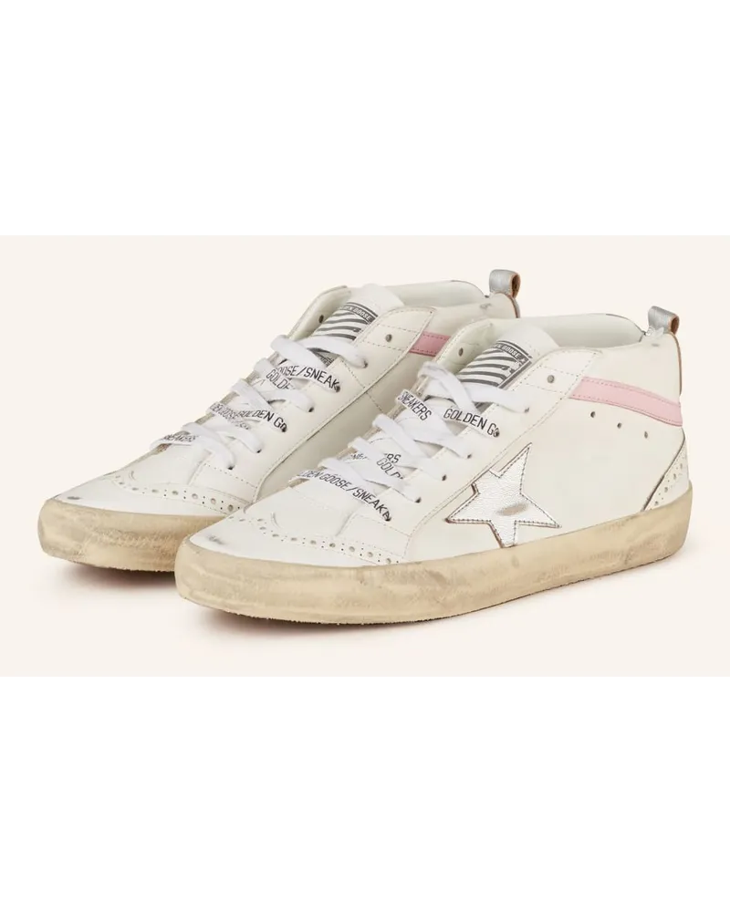 Golden Goose Sneaker MID STAR - WEISS Weiss