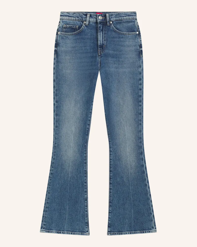HUGO BOSS Jeans GEFLARE_2 Skinny Fit Türkis
