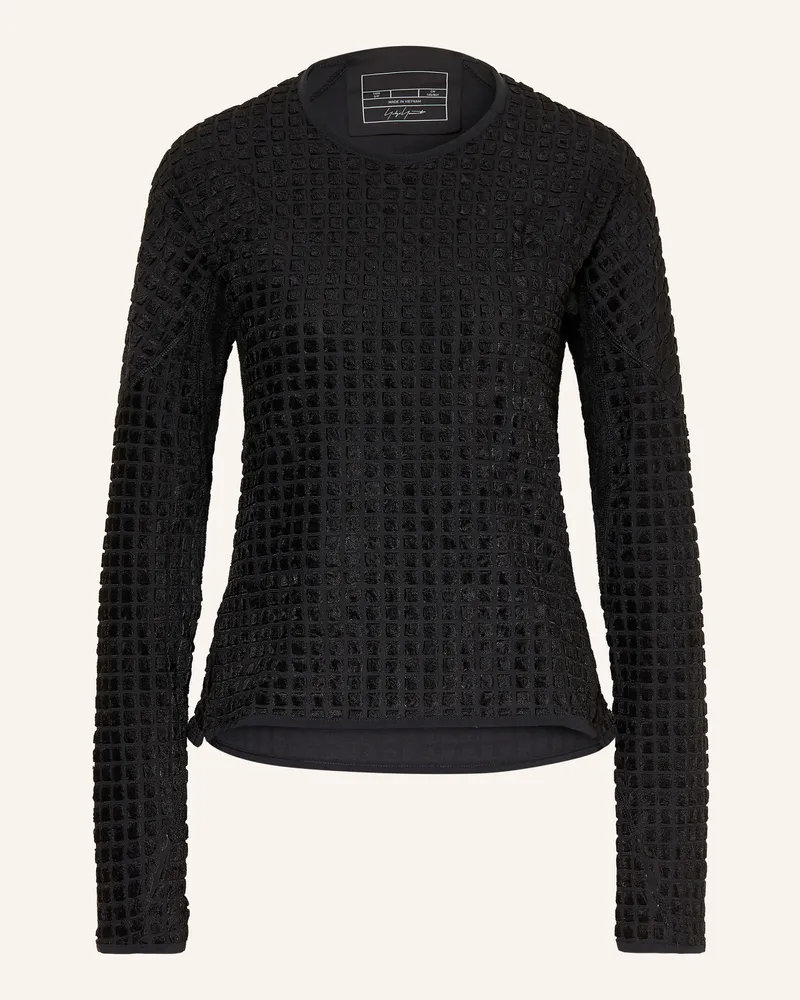 Y-3 Laufshirt Reverse schwarz Schwarz