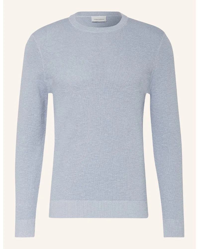 Profuomo Pullover Blau