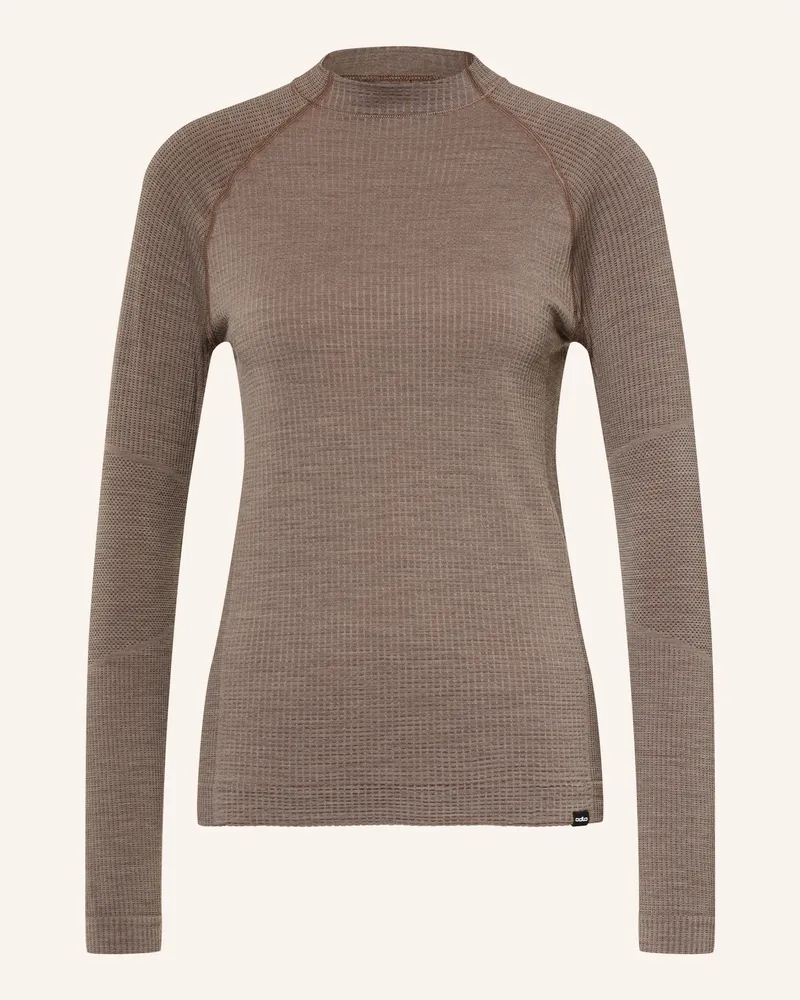 Odlo Funktionsshirt braun Braun
