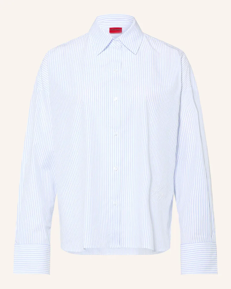 HUGO BOSS Hemdbluse Expand weiss Weiss
