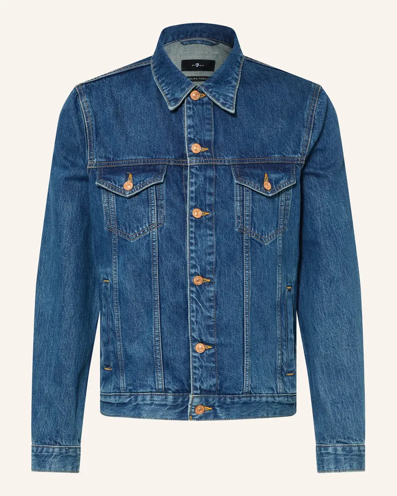 7 for all mankind Jeansjacke Perfect Jacket blau 3lo