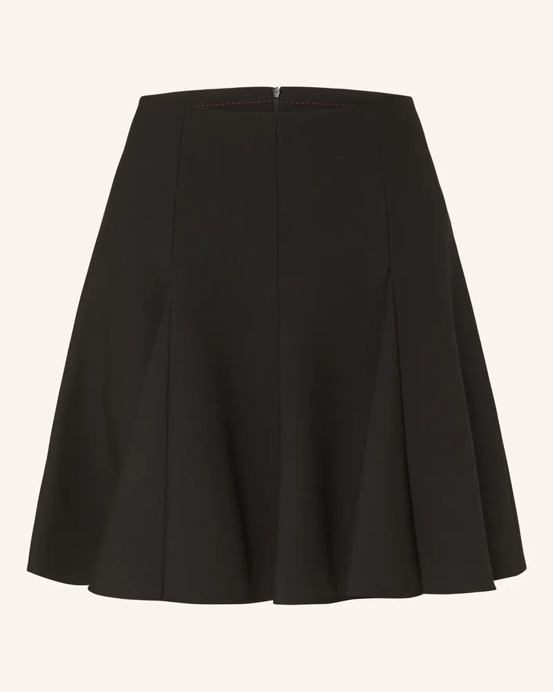 HUGO BOSS Faltenrock REJULI Schwarz