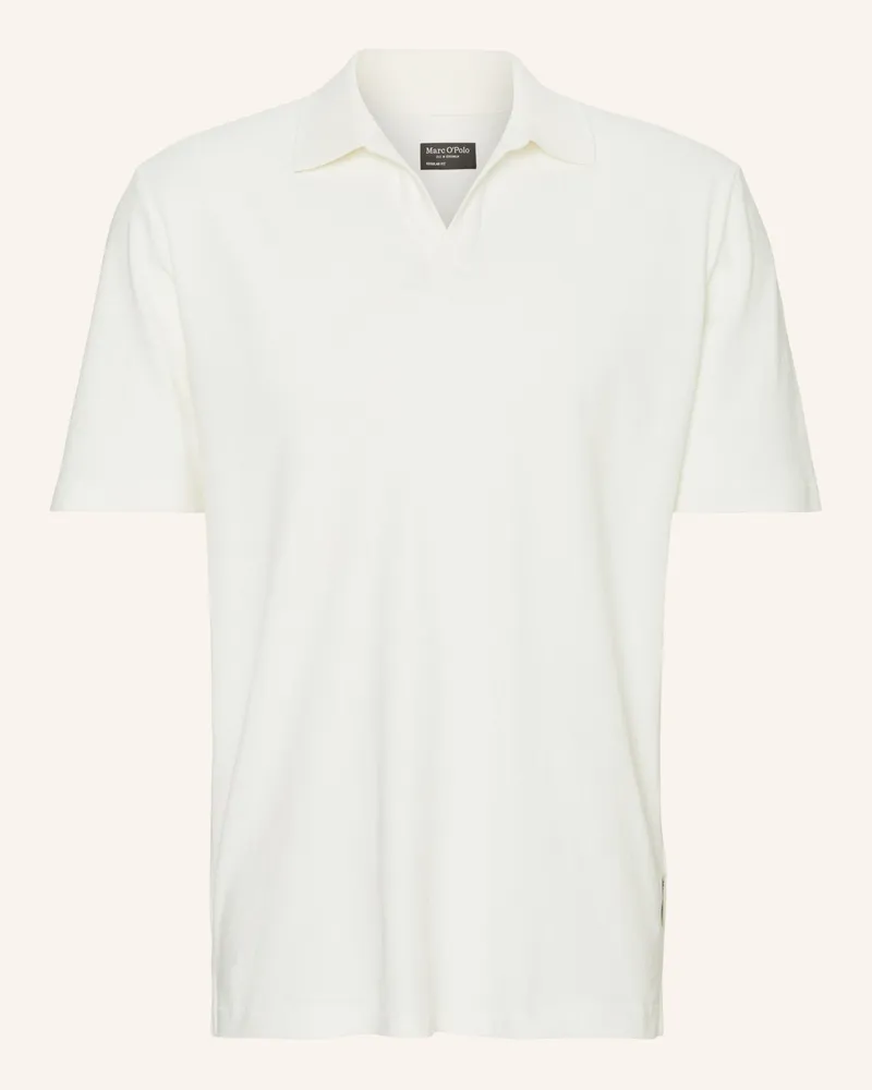 Marc O'Polo Piqué-Poloshirt Weiss