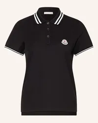 Moncler Piqué-Poloshirt Schwarz