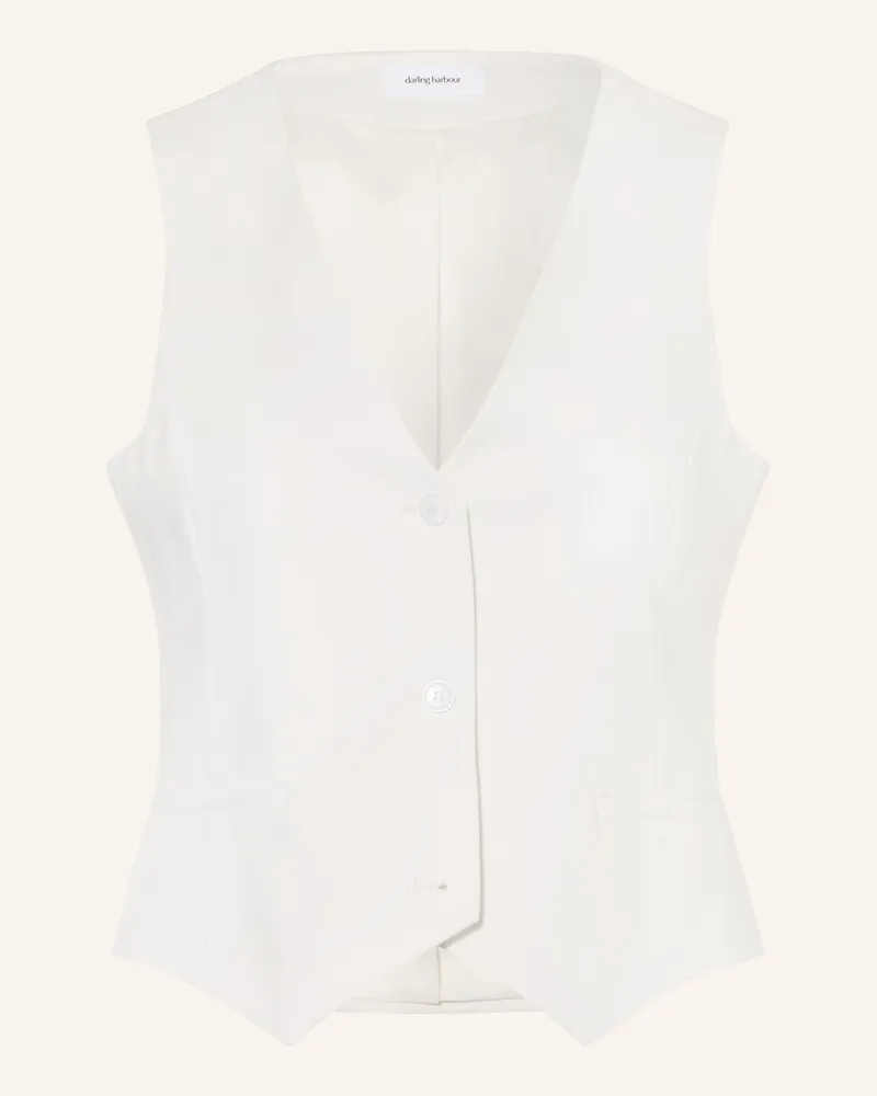 Darling Harbour Blazerweste Ecru