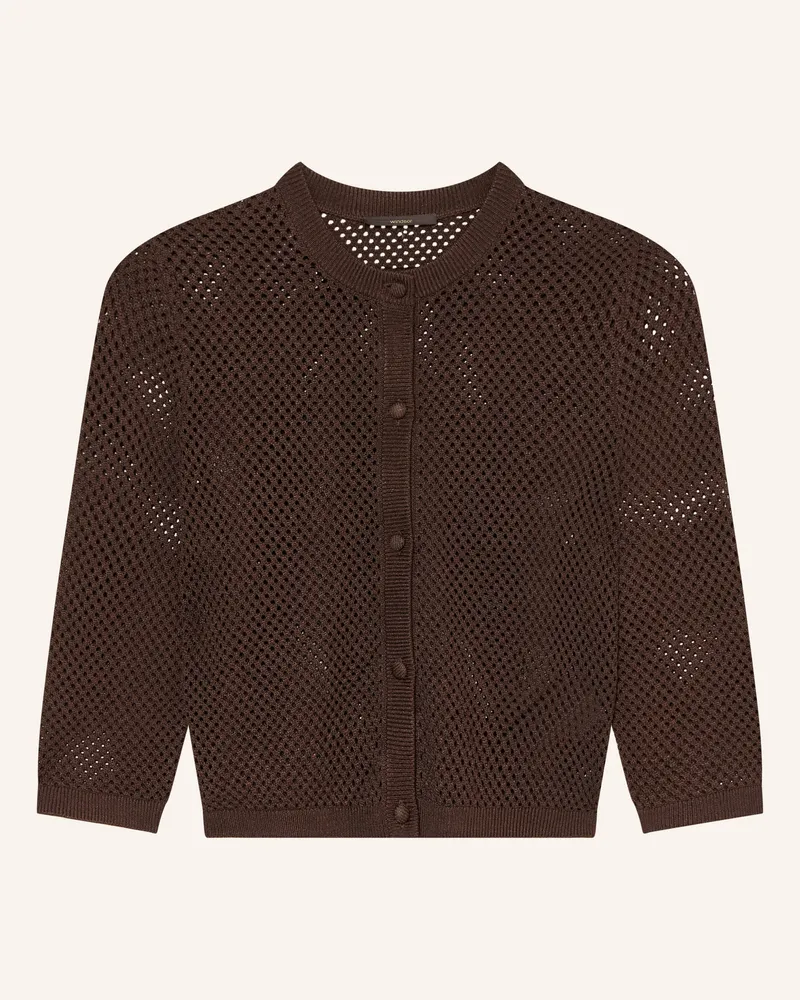 windsor. Strickjacke Mit 3/4-Arm braun Dunkelbraun