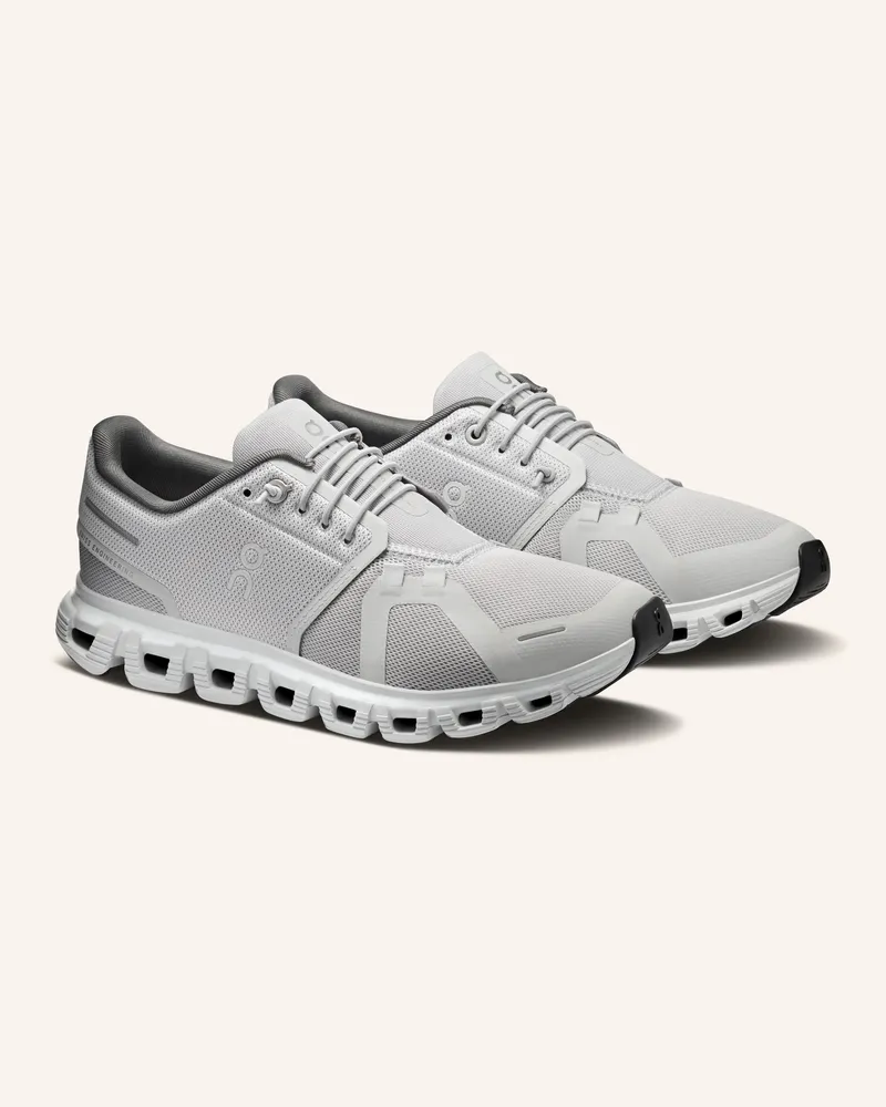ON Sneaker Cloud 6 grau Hellgrau