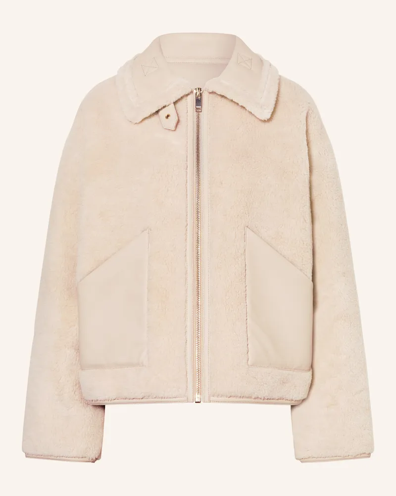 Claudie Pierlot Kunstpelz-Jacke FILIPPA Creme