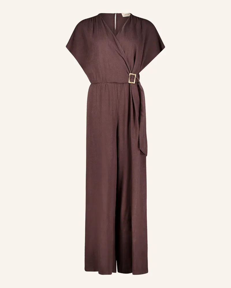 Cartoon Jumpsuit braun Dunkelbraun