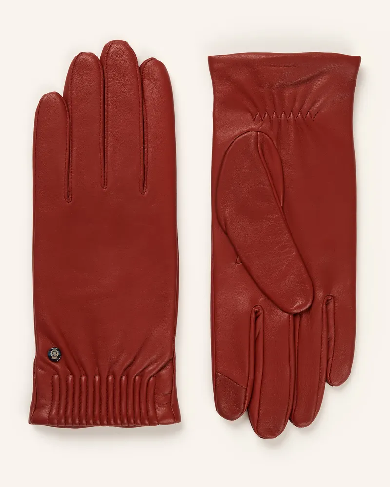 Roeckl Lederhandschuhe ARIZONA mit Touchscreen-Funktion Rot
