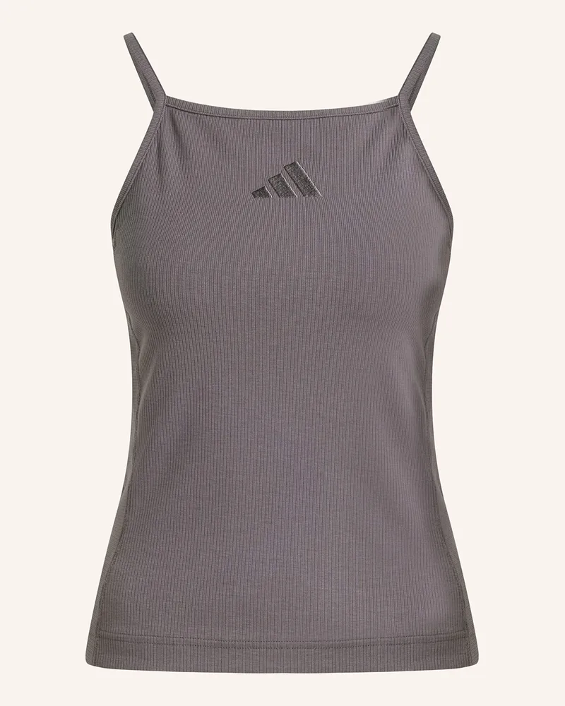 adidas Top All Szn Rib braun Taupe
