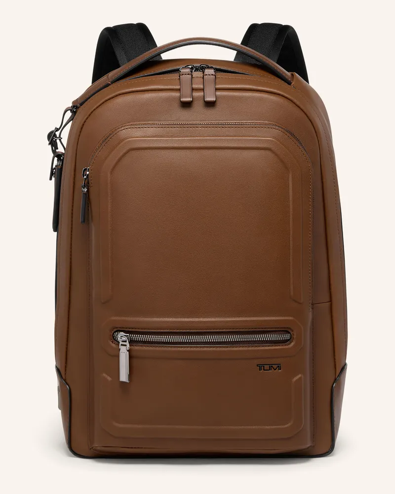 Tumi Harrison Rucksack Bradner Mit Laptop-Fach braun Cognac
