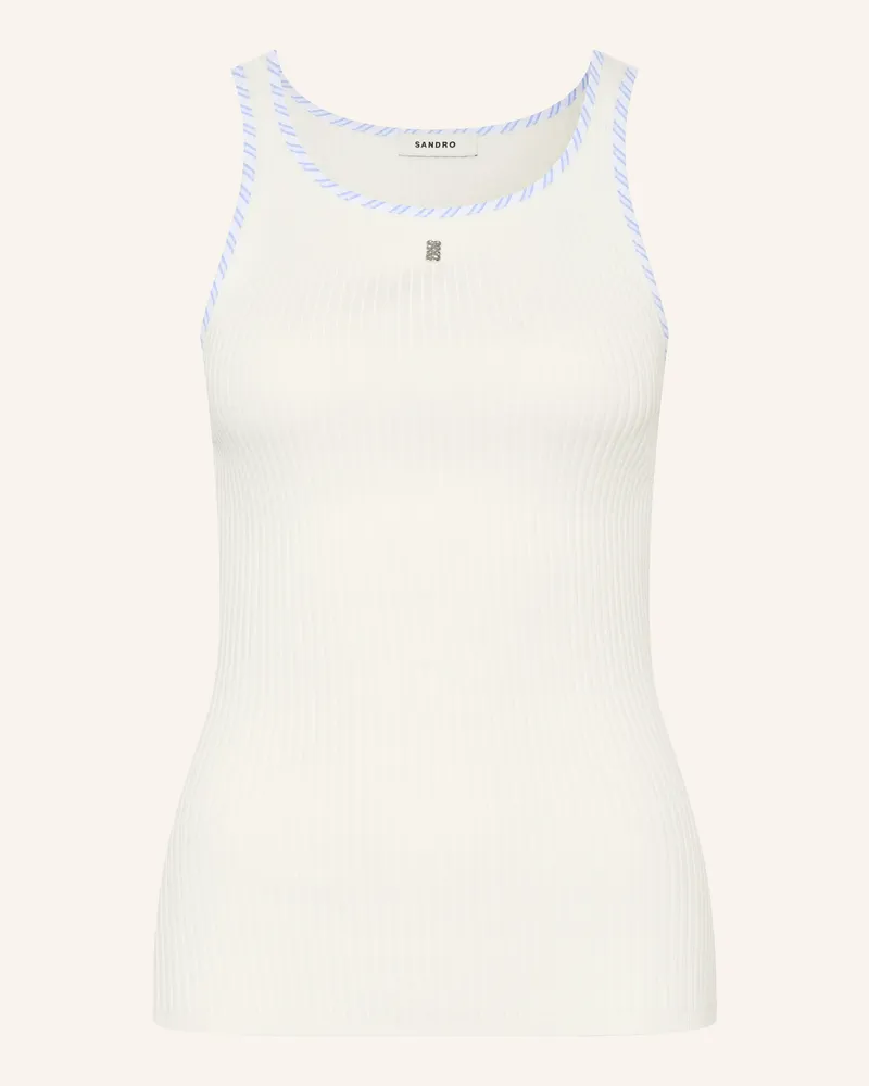 Sandro Stricktop weiss Ecru