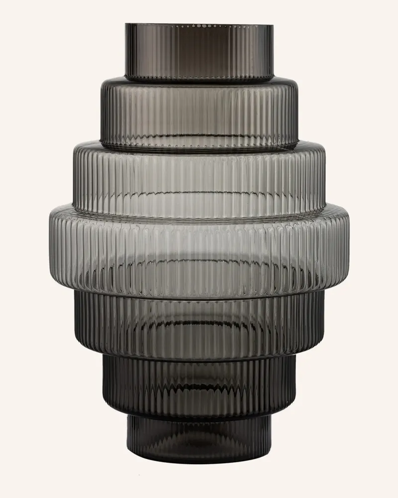 POLSPOTTEN Vase Steps grau Grau