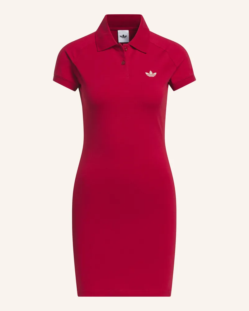 adidas Polokleid rot Rot