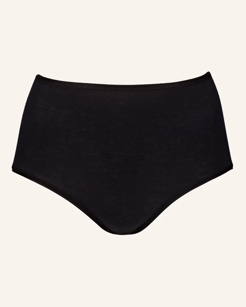 Hanro Taillenslip Cotton Seamless schwarz Schwarz