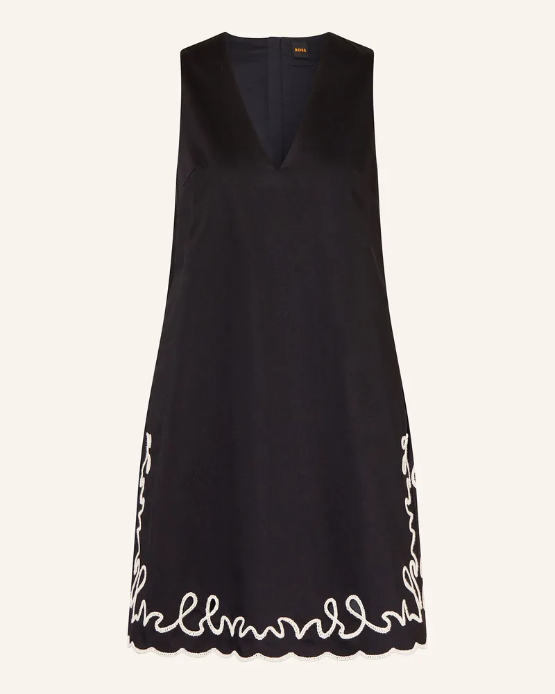 HUGO BOSS Kleid DEMBROLAI Schwarz