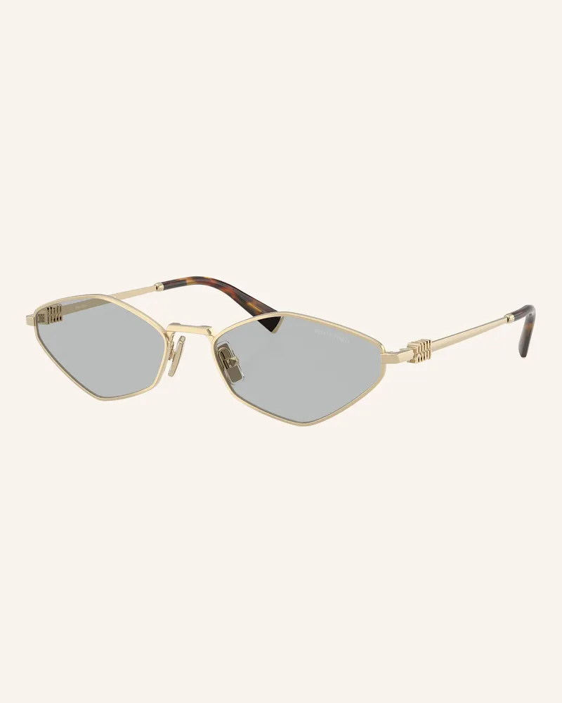 Miu Miu Sonnenbrille Mu 56zs gold Zvn50k