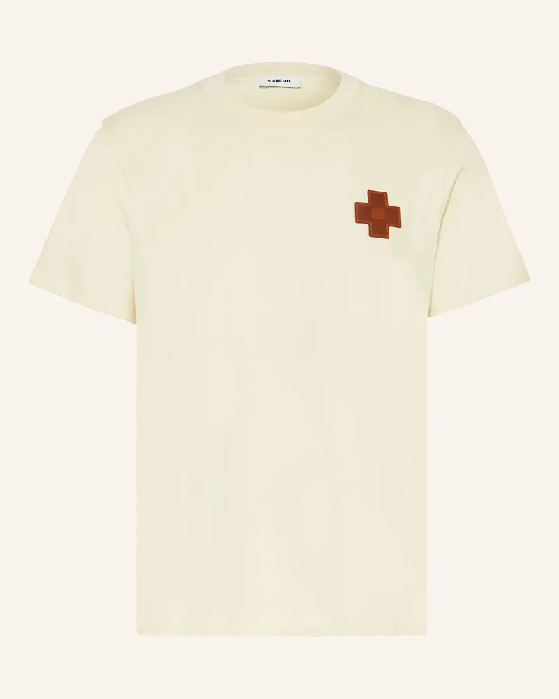 Sandro T-Shirt Hellgelb