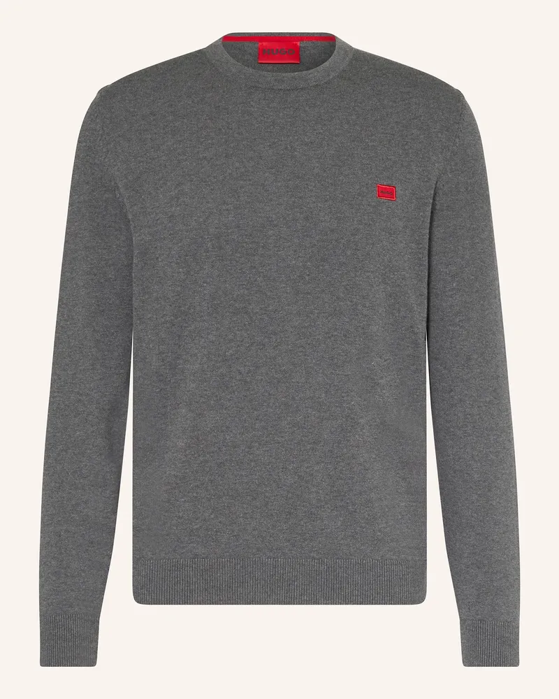 HUGO BOSS Pullover SAN CASSIUS Dunkelgrau