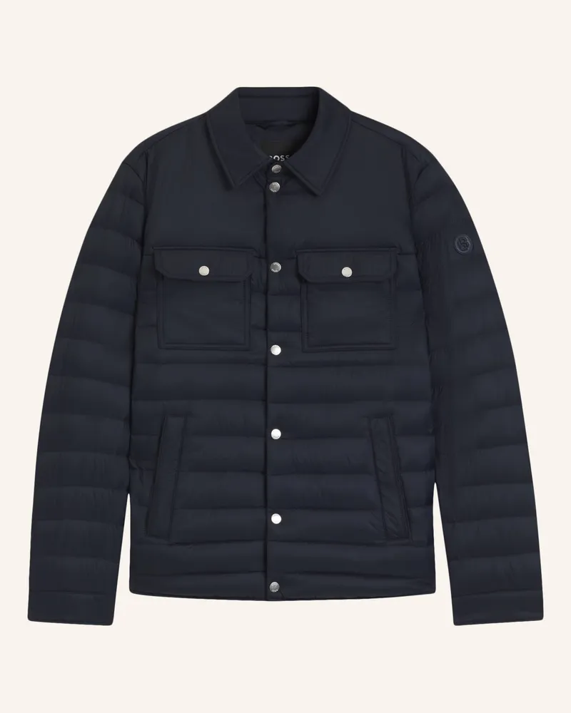 HUGO BOSS Casual Jacke H-DAHANSO Dunkelblau