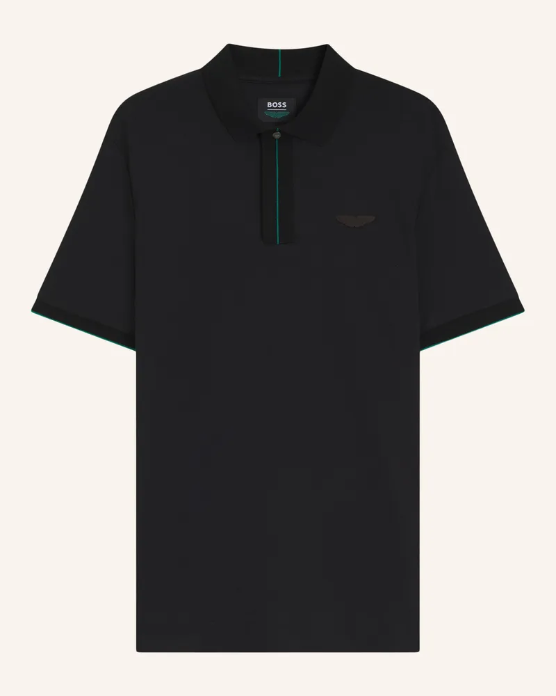 HUGO BOSS Polo C-Parlay 80_Am Regular Fit schwarz Schwarz