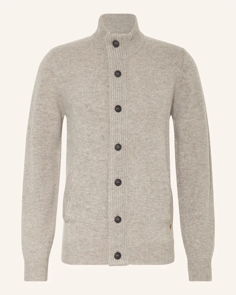 Barbour Strickjacke Essential grau Grau