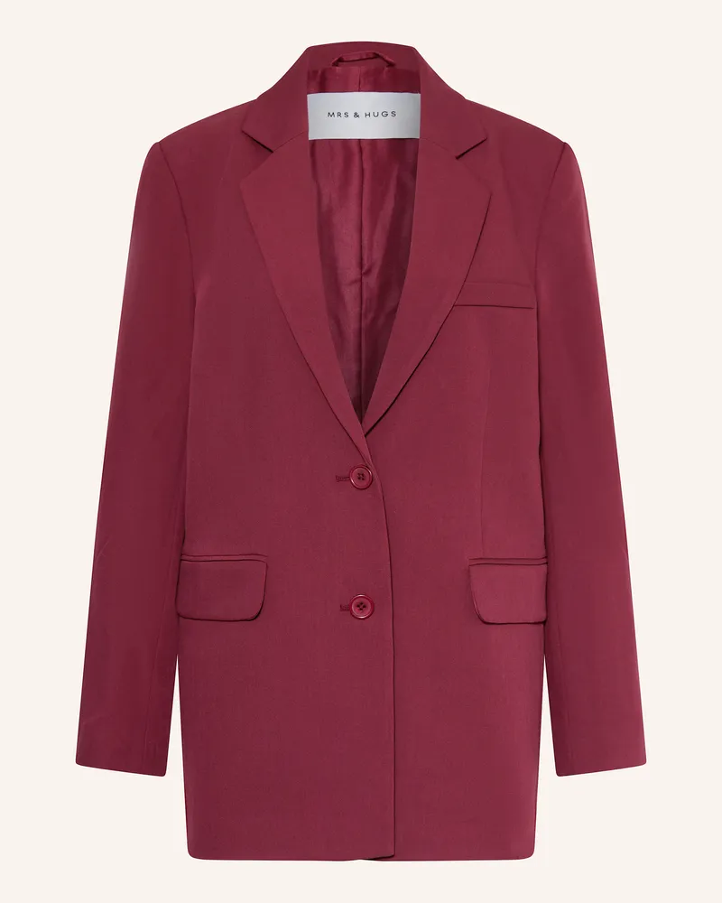 Mrs & HUGS Longblazer rot Dunkelrot