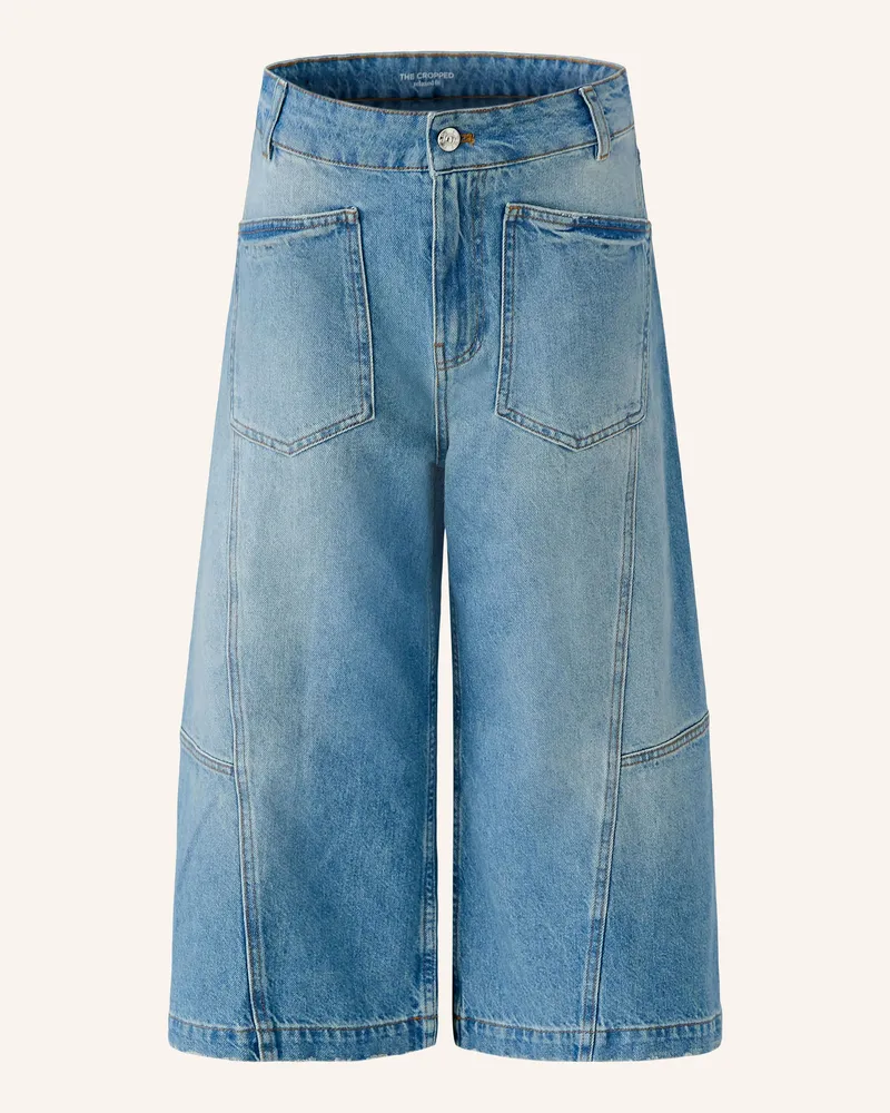 Oui  Cropped Jeans blau 5354