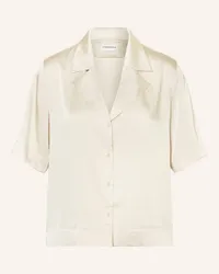 Claudie Pierlot Satinbluse Beige