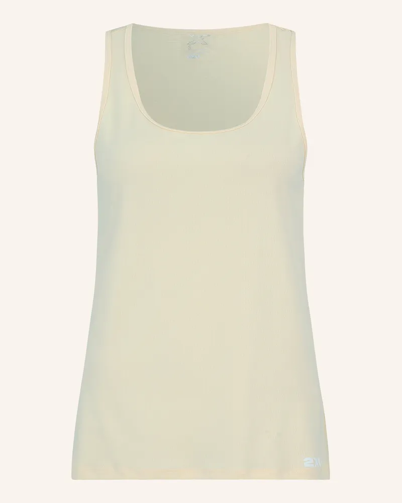 2XU Tanktop AERO SINGLET Gelb