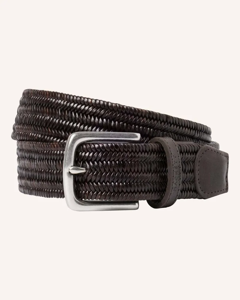 Hackett Gürtel Tubulr Crd Plait Blt braun Braun