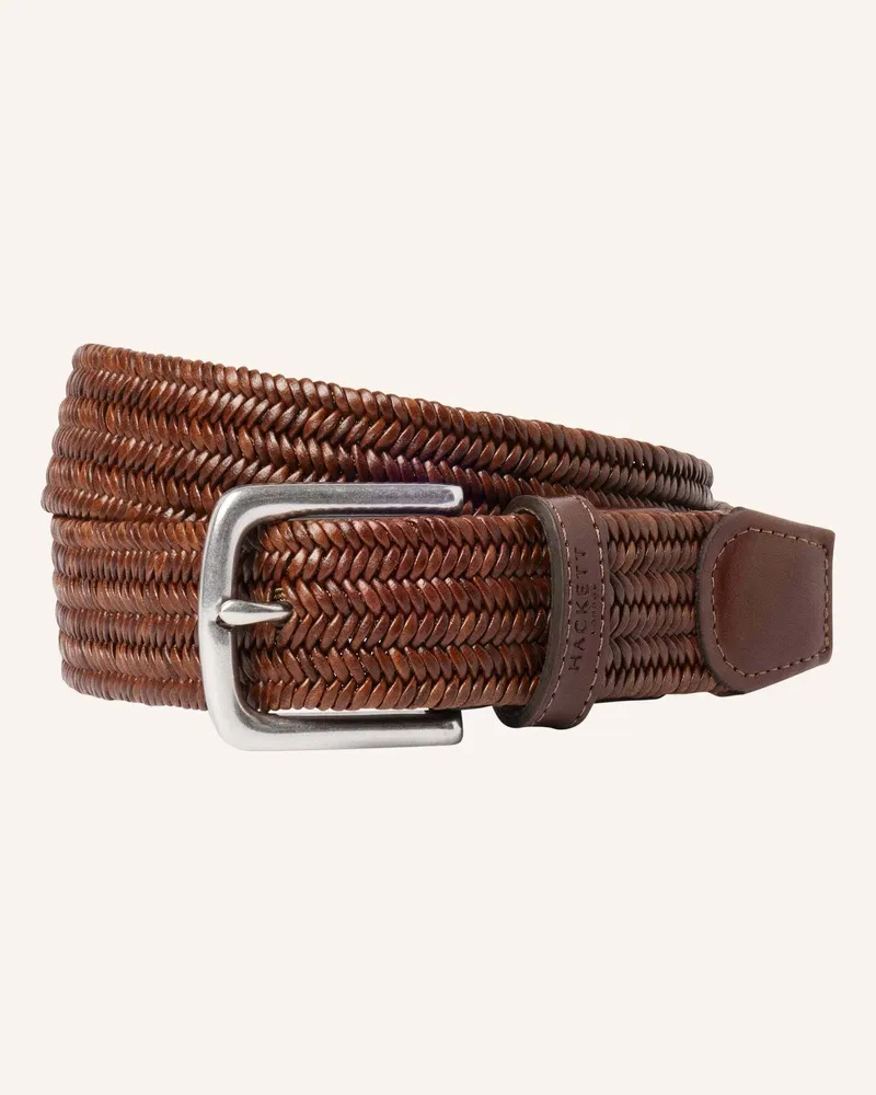 Hackett Gürtel Tubulr Crd Plait Blt beige Braun