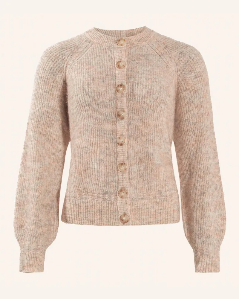 ADLYSH FEINSTRICK CARDIGAN MIT MOHAIR Beige