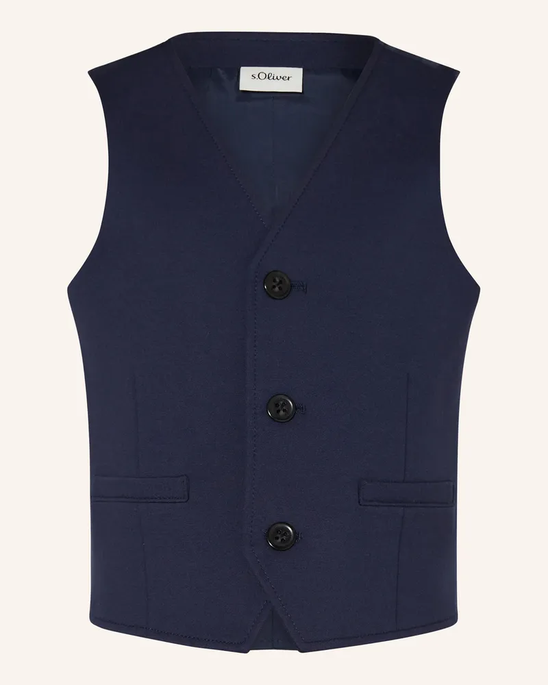 S.Oliver Weste blau Dunkelblau