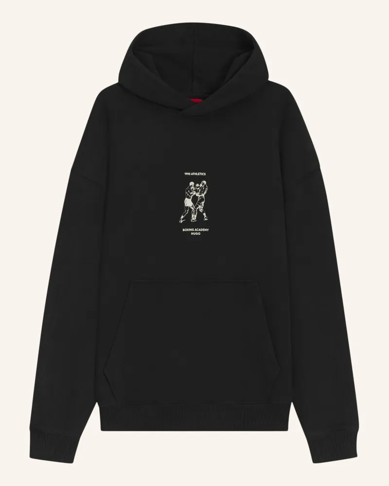 HUGO BOSS Sweatshirt DUWRESTIE Oversize Fit Schwarz