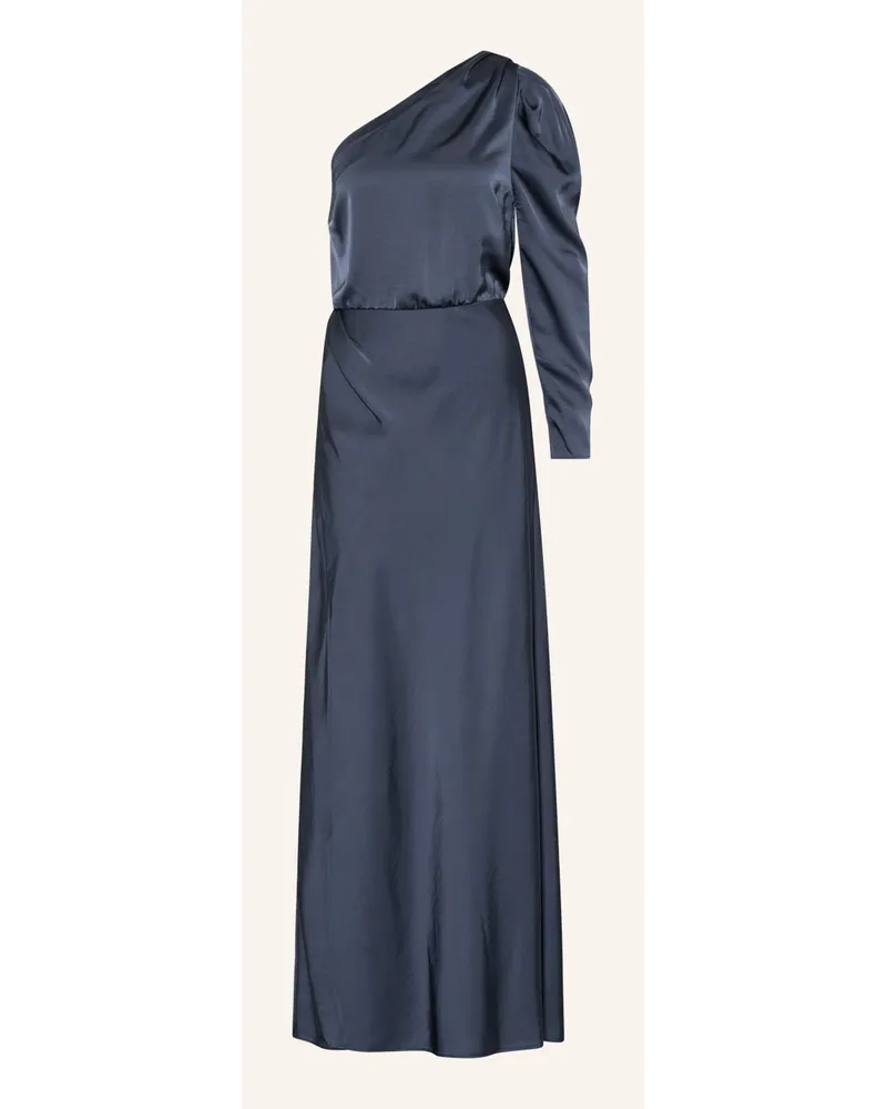 Dante6 One-Shoulder-Kleid PENRITH aus Satin Blau