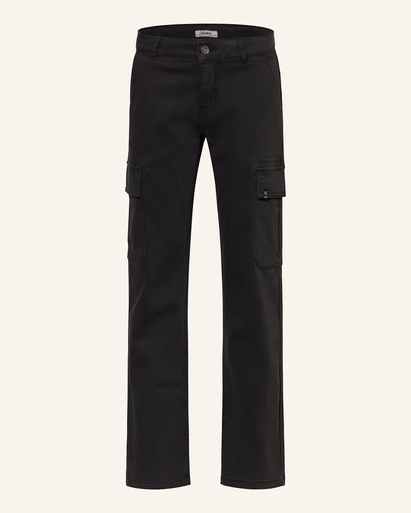 Garcia Jeanswear Cargohose Relaxed Fit Schwarz