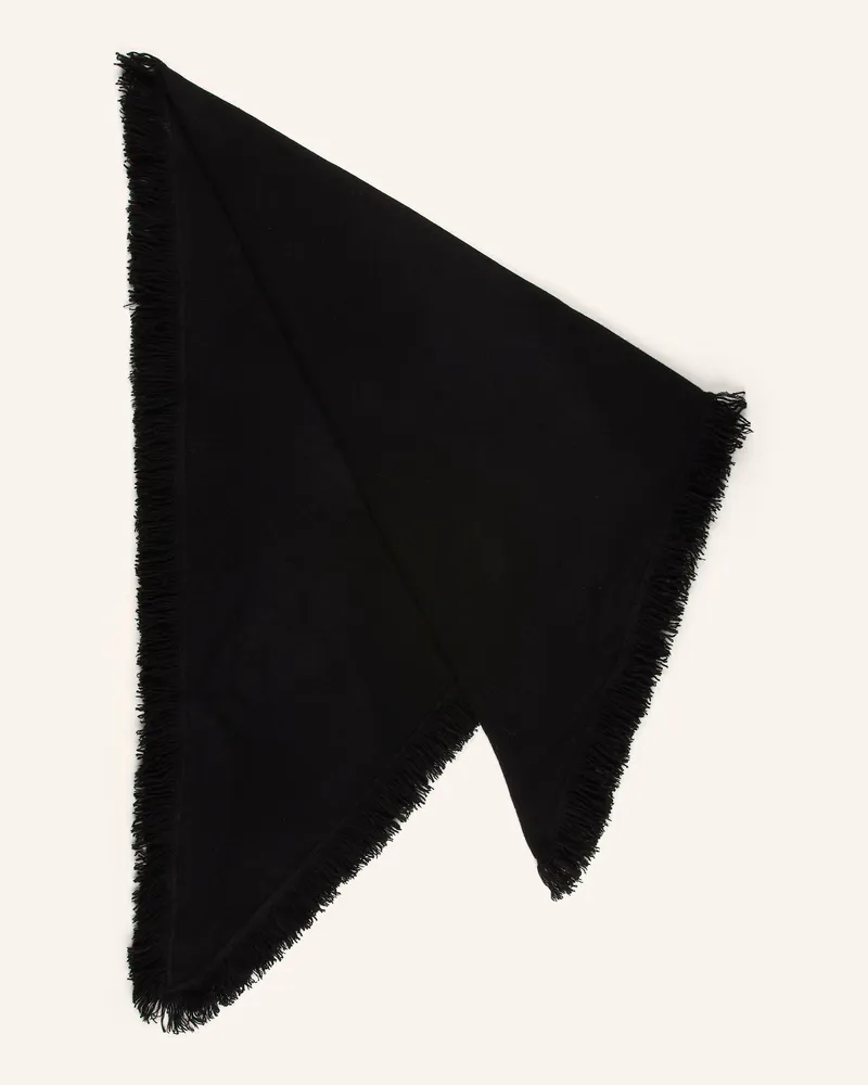 S. Marlon Dreieckstuch Aus Cashmere schwarz Schwarz
