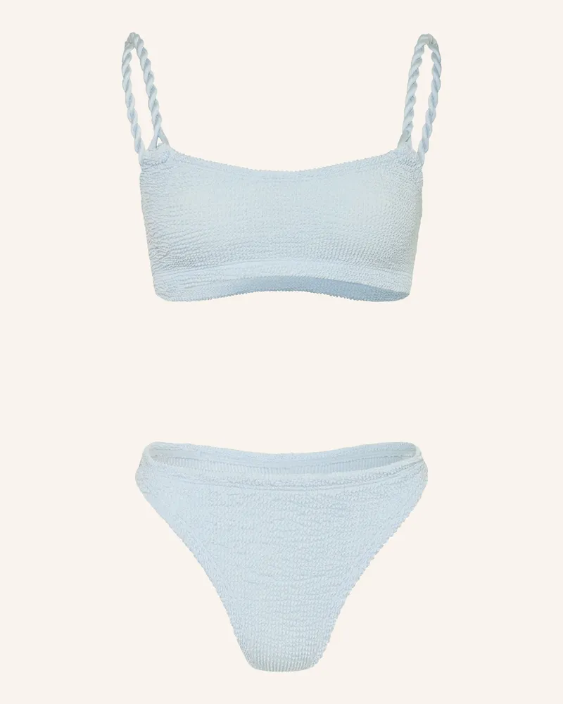 Hunza G Bustier-Bikini Phoebe blau Hellblau