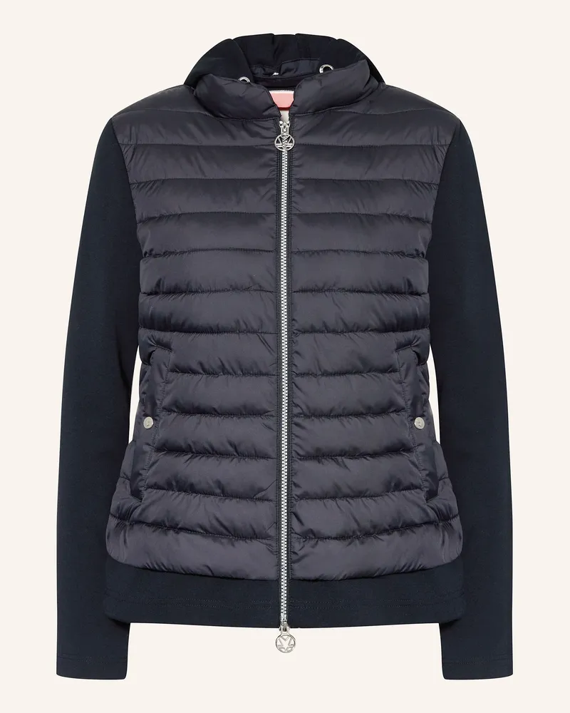 Fuchs Schmitt Steppjacke Im Materialmix blau Dunkelblau