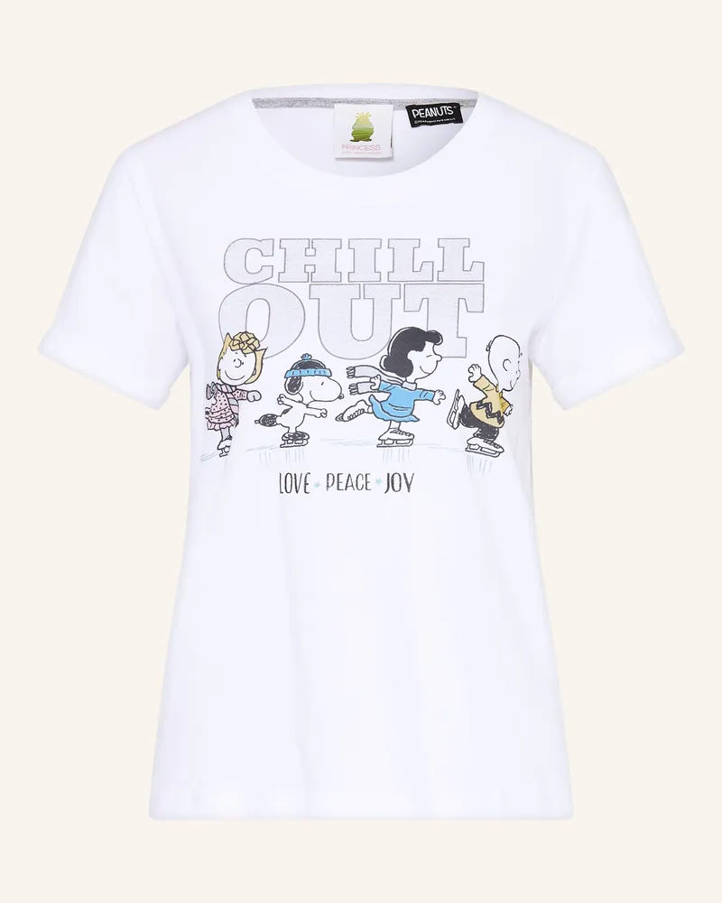 Princess goes Hollywood T-Shirt mit Schmucksteinen Weiss