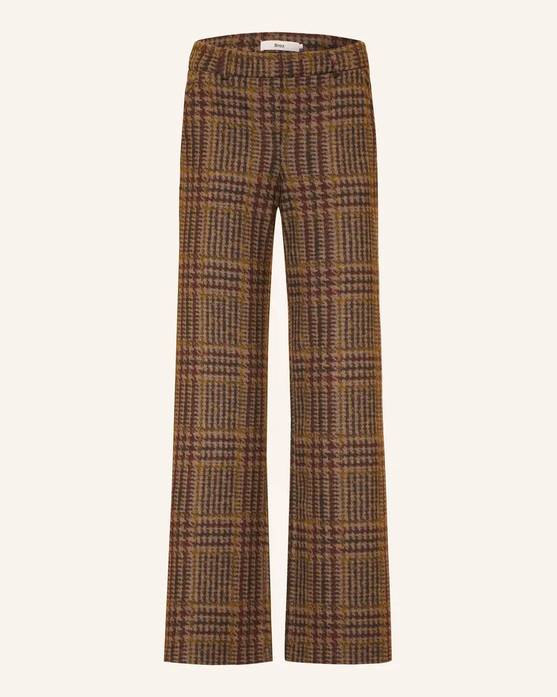 Brax Marlenehose Maine Aus Jersey braun Dunkelbraun