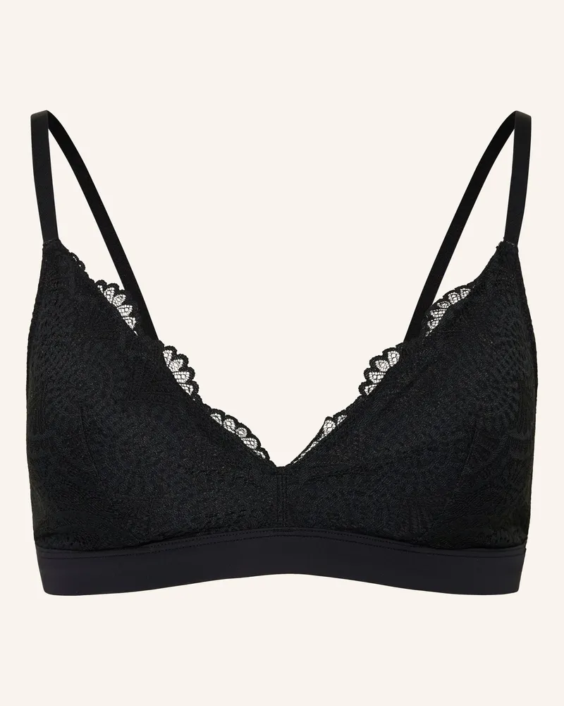 Skiny Triangel-Bh Micronaments schwarz Schwarz