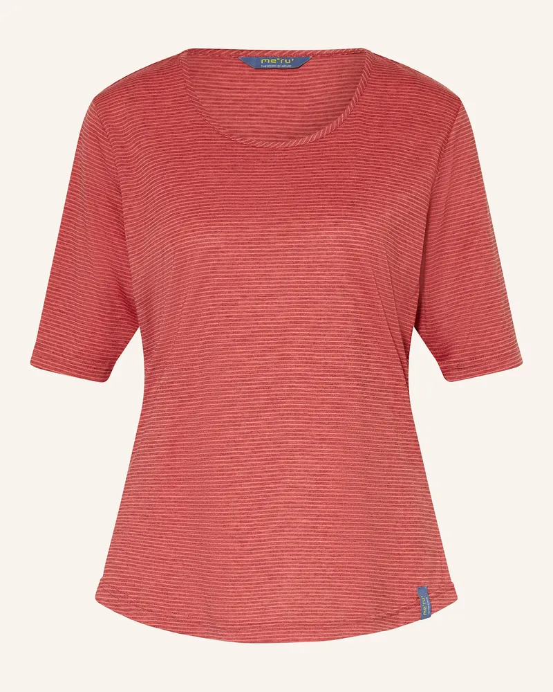 me°ru' T-Shirt Rundu pink Hellrot
