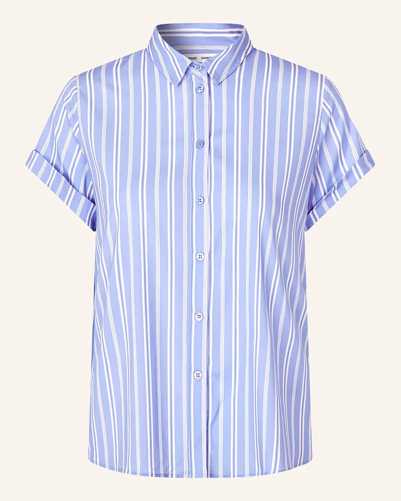 Samsøe & Samsøe Hemdbluse Majan blau Hellblau