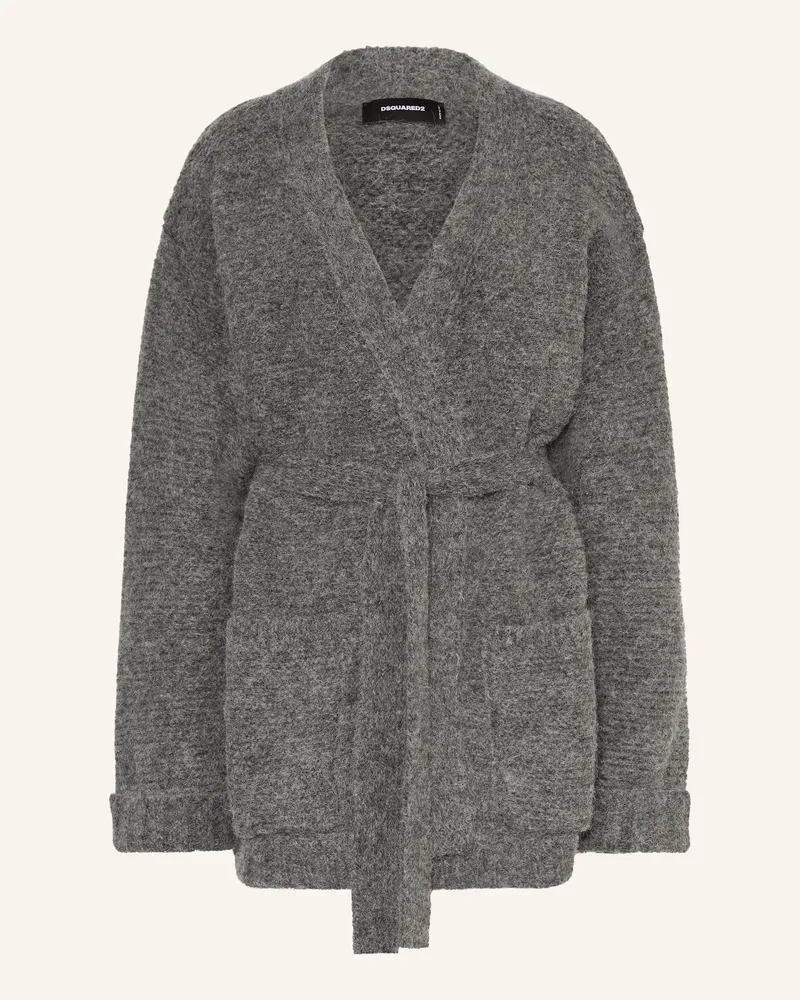 Dsquared2 Strickhülle mit Alpaka Grau